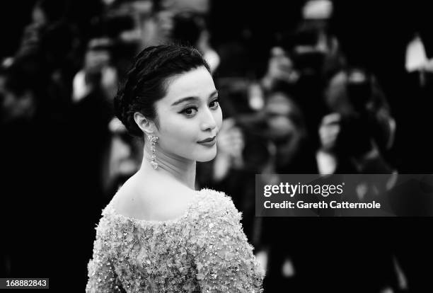 Actress Fan Bing Bing attends 'The Bling Ring' premiere during The 66th Annual Cannes Film Festival at the Palais des Festivals on May 16, 2013 in...