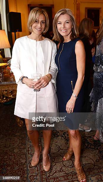 News presenters Emily Maitlis and Mary Nightingale attend a reception hosted by the Prime Minister David Cameron to celebrate the achievements of...