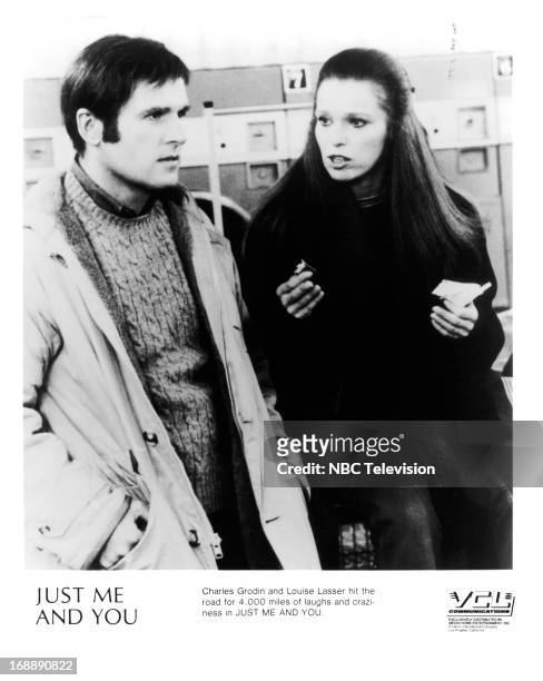 Charles Grodin listens to Louise Lasser in a scene from the television film 'Just Me And You', 1978.