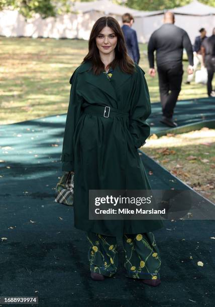 Rachel Weisz attends the Burberry show during London Fashion Week September 2023 on September 18, 2023 in London, England.