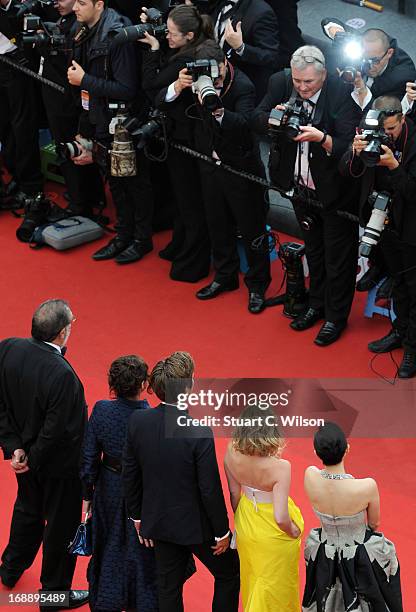 Un Certain Regard' jury members Zhang Ziyi, Ludivine Sagnier, Thomas Vinterberg, Ilda Santiago and Enrique Gonzalez attend 'The Bling Ring' premiere...