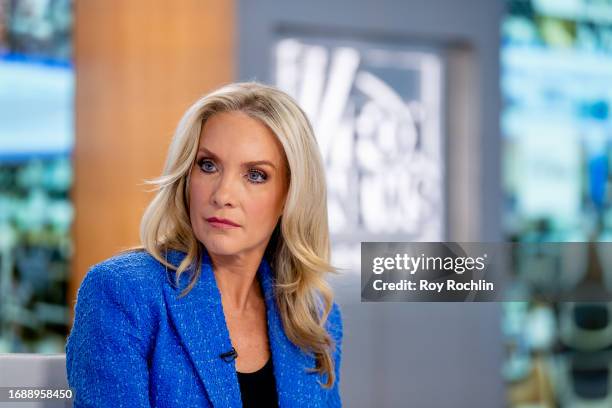 Host Dana Perino as Chevron CEO Mike Wirth visits "America's Newsroom" with hosts Bill Hemmer and Dana Perino at Fox News Channel Studios on...