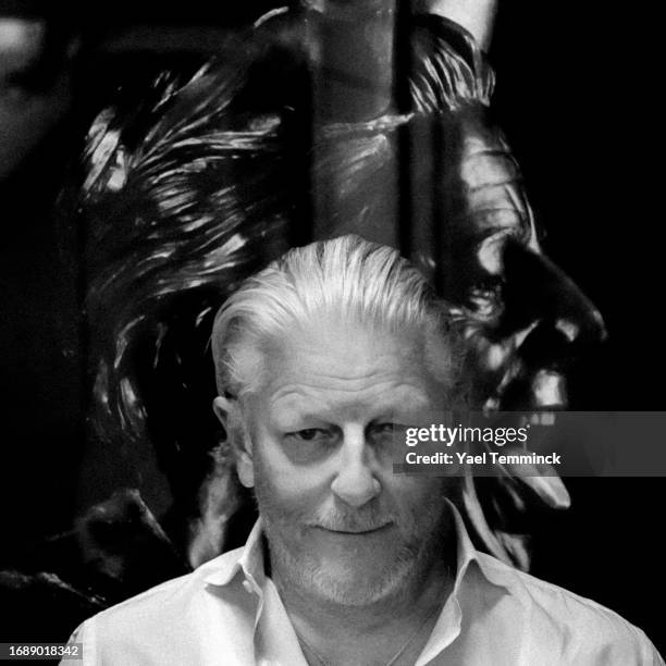 Artist and playwright Jan Fabre is photographed on July 31, 2020 in Antwerp, Netherlands.