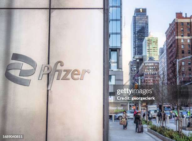 Pfizer Building Sign 661 Pfizer Building Stock Photos, High-Res Pictures, and Images - Getty ...