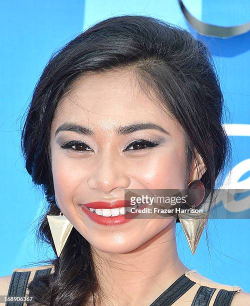 Singer Jessica Sanchez attends Fox's "American Idol 2013" Finale - Results Show at Nokia Theatre L.A. Live on May 16, 2013 in Los Angeles, California.