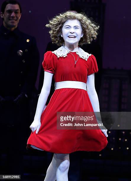 Lilla Crawford attends Jane Lynch's opening night in Broadway's "Annie" at The Palace Theatre on May 16, 2013 in New York City.