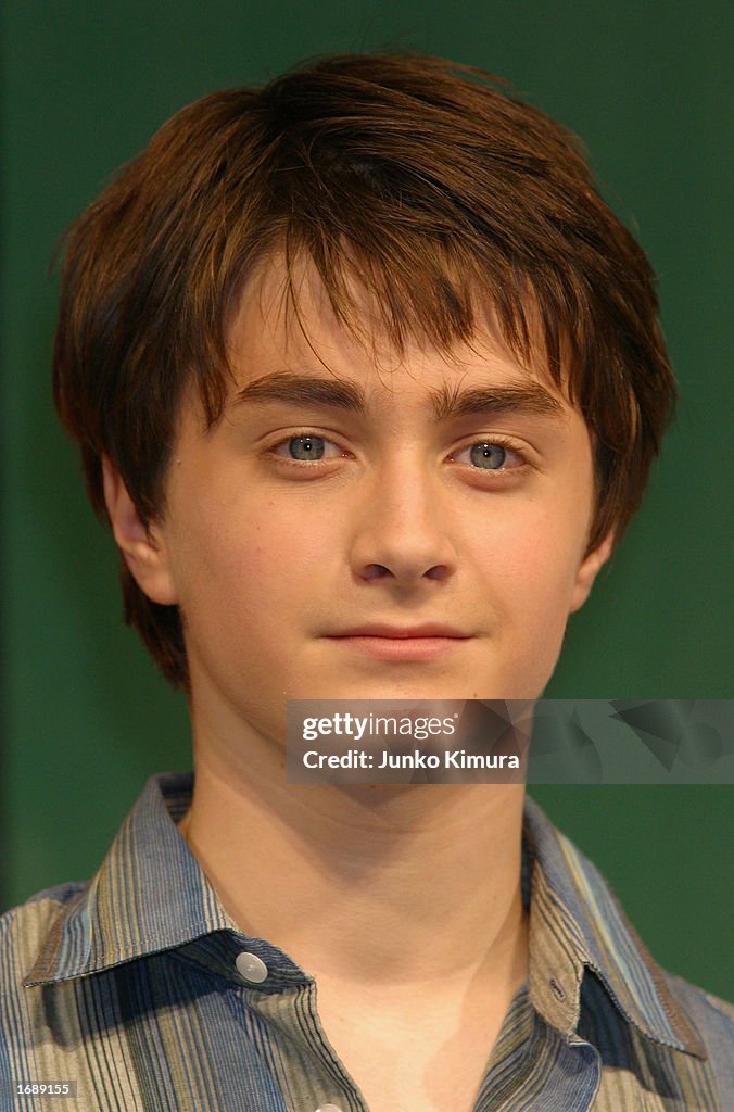 Daniel Radcliffe Attends Harry Potter Press Conference