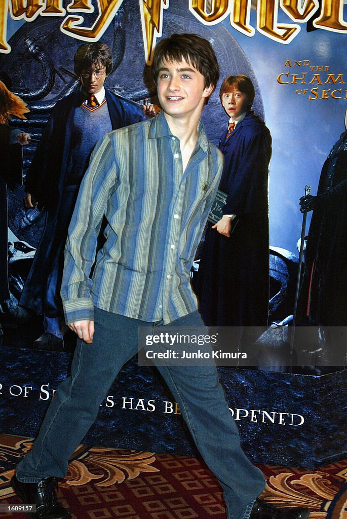 Daniel Radcliffe Attends Harry Potter Press Conference