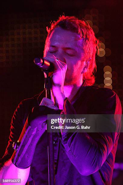 Dan Reynolds of Imagine Dragons performs at Red Rocks Amphitheatre on May 16, 2013 in Morrison, Colorado.