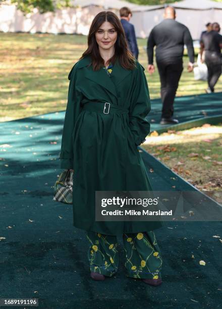 Rachel Weisz attends the Burberry show during London Fashion Week September 2023 on September 18, 2023 in London, England.