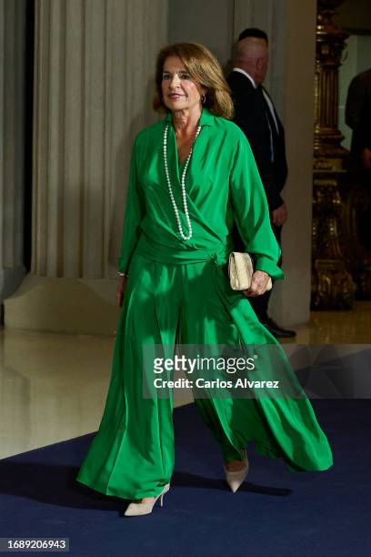 Ana Botella attends the first edition of 'The La Vanguardia Awards' at the Museo Nacional de Arte de Cataluña on September 18, 2023 in Barcelona,...