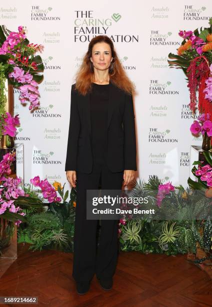 Founder of GCFAs and Eco-Age Creative Director Livia Firth attends The Caring Family Foundation's Indigenous Leaders breakfast at Annabel's on...