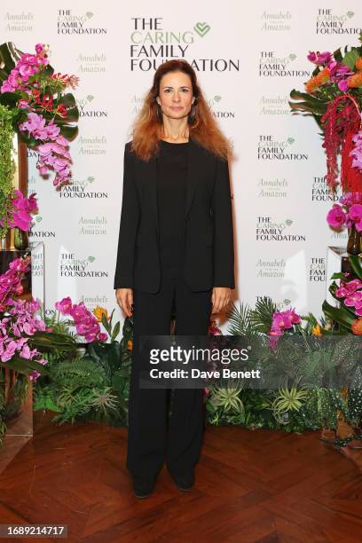 Founder of GCFAs and Eco-Age Creative Director Livia Firth attends The Caring Family Foundation's Indigenous Leaders breakfast at Annabel's on...
