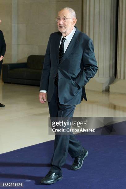 Javier Solana attends the first edition of 'The La Vanguardia Awards' at the Museo Nacional de Arte de Cataluña on September 18, 2023 in Barcelona,...