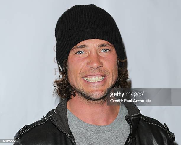 Professional skier Rory Bushfield attends the 2nd Annual Hank Baskett Classic VIP reception at the Terranea Resort and Spa on May 16, 2013 in Rancho...