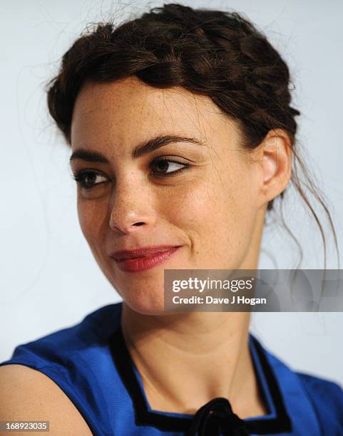 Actress Berenice Bejo speaks at the 'Le Passe' Press Conference during the 66th Annual Cannes Film Festival on May 17, 2013 in Cannes, France.