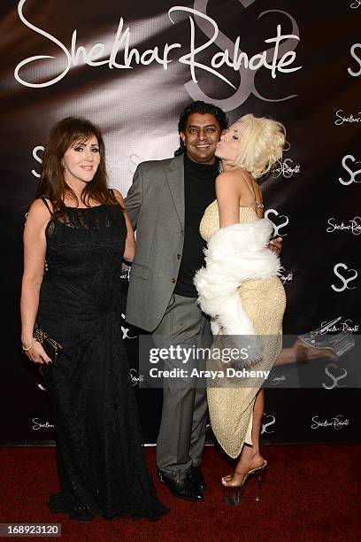 Krista Keller Stodden, Shekhar Rahate and Courtney Stodden attend the Dr. Ava Cadell's Sizzling Sexy Summer of 2013 seminar at Shekhar Rahate Haute...