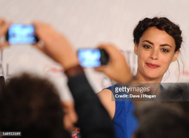 Actress Berenice Bejo attends 'Le Passe' Press Conference during the 66th Annual Cannes Film Festival at the Palais des Festivals on May 17, 2013 in...