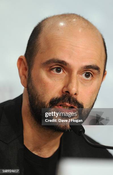 Ali Mosaffa attends 'Le Passe' Press Conference during the 66th Annual Cannes Film Festival at the Palais des Festivals on May 17, 2013 in Cannes,...