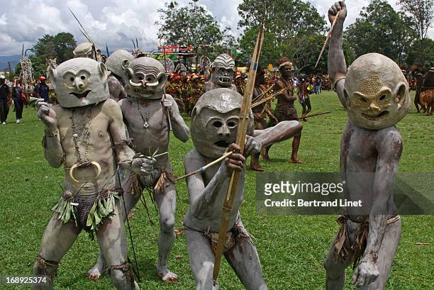 The Asaro Mudmen come from just outside the village of Goroka in the Eastern Highlands Province, where every year,occurs the Goroka Show, one of the...