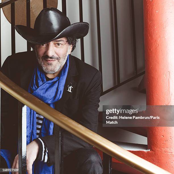 Taha Rasheed Singer Rachid Taha is photographed for Paris Match on April 16, 2013 ...