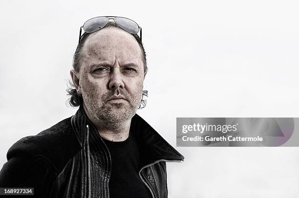 Lars Ulrich of Metallica during a portrait session at The 66th Annual Cannes Film Festival at the Palais des Festivals on May 16, 2013 in Cannes,...