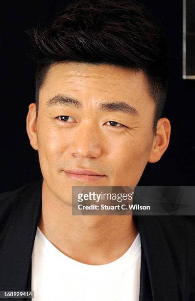 Wang Boaqiang attends the 'Iceman Cometh 3D' Photocall and Press conference at the 66th Annual Cannes Film Festival on May 17, 2013 in Cannes, France.