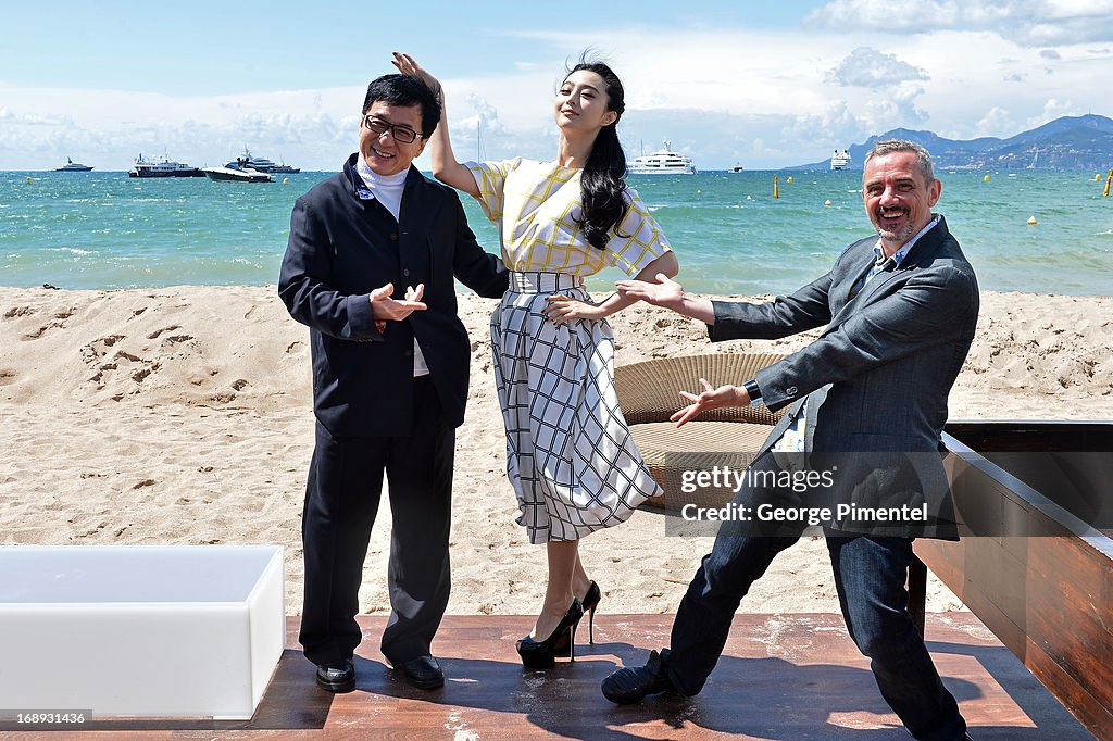 Torch Cannes Day 3 - Emperor Press Junket With Jackie Chan And Fan Bingbing - The 66th Annual Cannes Film Festival