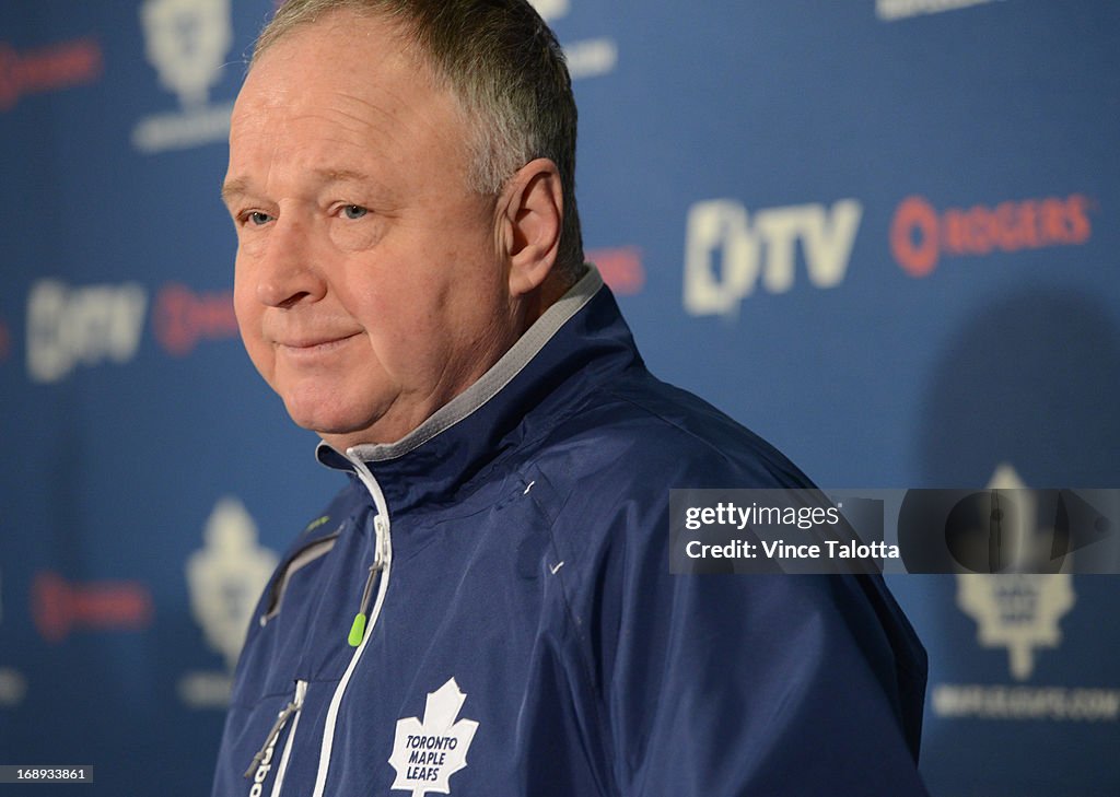 Toronto Maple Leafs Speak To Media Post Season