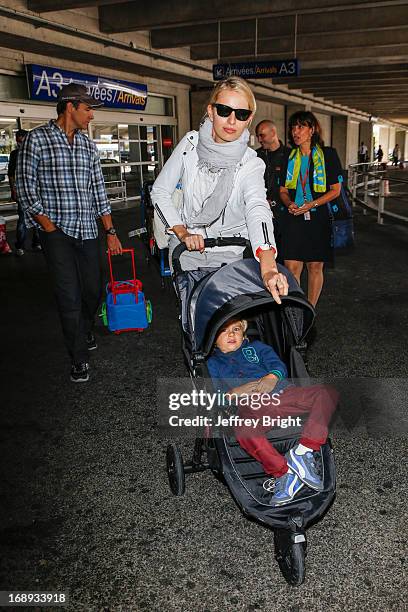Karolina Kurkova seen at Nice airport during the 66th Annual Cannes Film Festival at Nice Airport on May 17, 2013 in Nice, France.