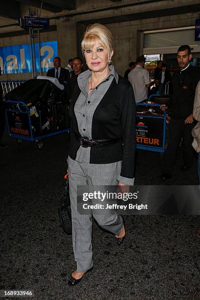 Ivana Trump seen at Nice airport during the 66th Annual Cannes Film Festival at Nice Airport on May 17, 2013 in Nice, France.
