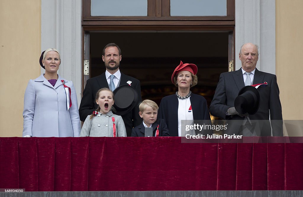 The Norwegian Royal Family Celebrate National Day In Oslo