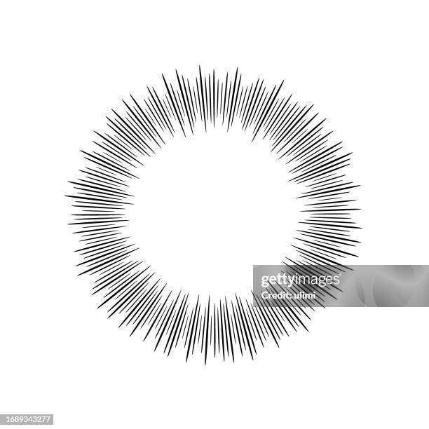 circle - sparkler lines stock illustrations