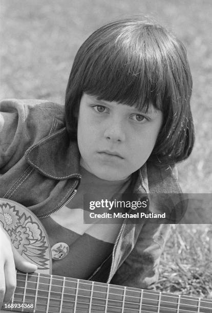 Eleven year-old English singer Ricky Wilde, 26th April 1973. Wilde, the son of singer Marty Wilde, and the brother of singer Kim Wilde, released his...