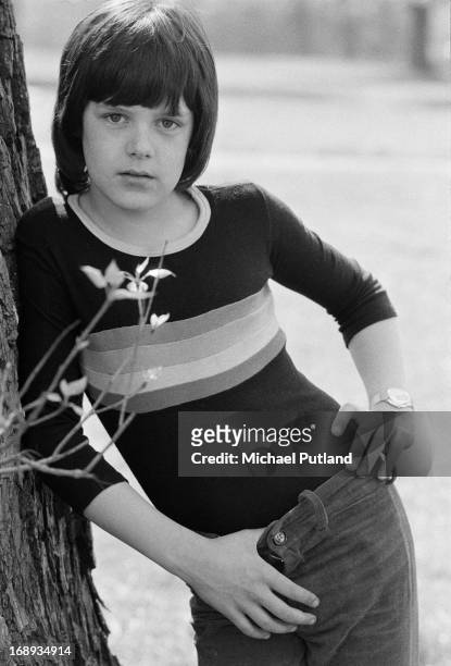 Eleven year-old English singer Ricky Wilde, 26th April 1973. Wilde, the son of singer Marty Wilde, and the brother of singer Kim Wilde, released his...