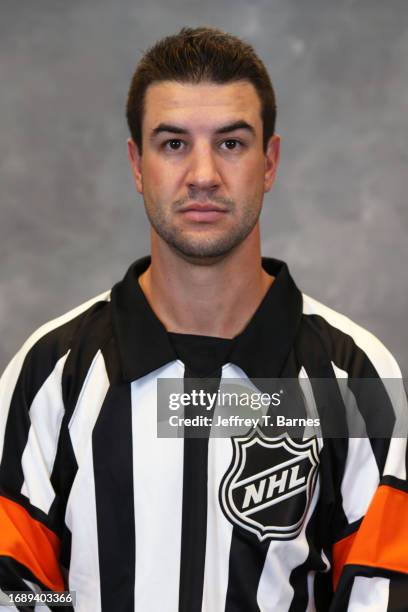 Official Cody Beach poses for his official headshot for the 2023-2024 season on September 11, 2023 at the Harborcenter in Buffalo, New York.