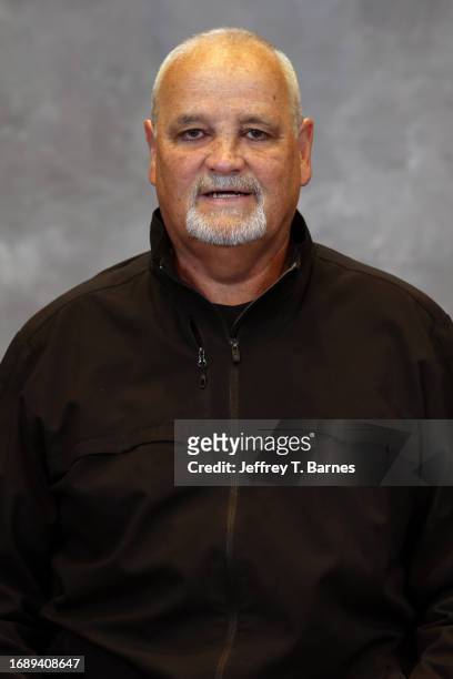 Official Don Van-Massenhoven poses for his official headshot for the 2023-2024 season on September 11, 2023 at the Harborcenter in Buffalo, New York.