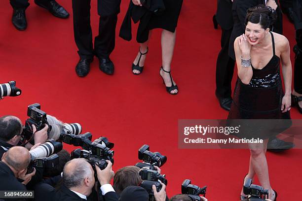 Actress Delphine Chaneac attends the Premiere of 'Le Passe' during The 66th Annual Cannes Film Festival at Palais des Festivals on May 17, 2013 in...