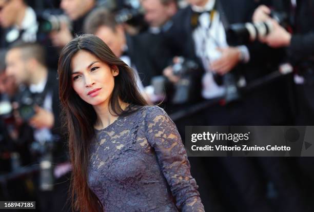 Elodie Yung attends "Le Passe" Premiere during the 66th Annual Cannes Film Festival at Grand Theatre Lumiere on May 17, 2013 in Cannes, France.