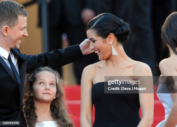 Producer Alexandre Mallet-Guy and actresses Jeanne Jestin and Sabrina Ouazani attend the Premiere of 'Le Passe' during The 66th Annual Cannes Film...