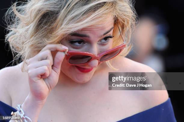 Actress Marilou Berry attends the Premiere of 'Le Passe' during The 66th Annual Cannes Film Festival at Palais des Festivals on May 17, 2013 in...