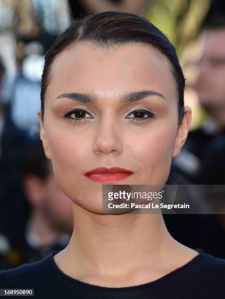 Actress Samantha Barks attends the Premiere of 'Le Passe' during The 66th Annual Cannes Film Festival at Palais des Festivals on May 17, 2013 in...