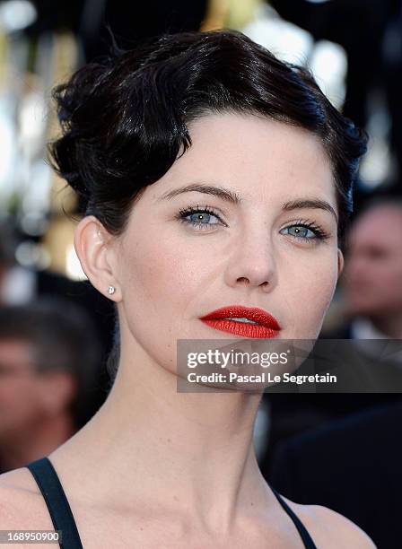 Actress Delphine Chaneac attends the Premiere of 'Le Passe' during The 66th Annual Cannes Film Festival at Palais des Festivals on May 17, 2013 in...