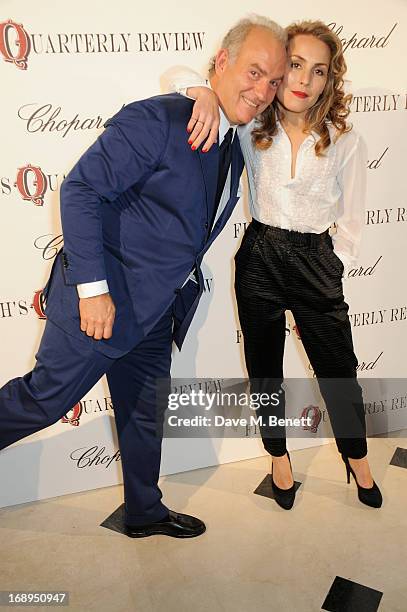 Charles Finch and Noomi Rapace attend the annual Finch's Quarterly Review Filmmakers Dinner hosted by Charles Finch, Caroline Scheufele and Nick...