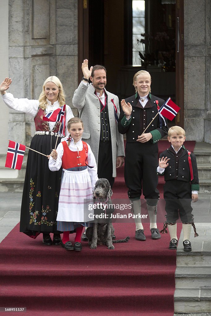 The Norwegian Royal Family Celebrate National Day In Oslo