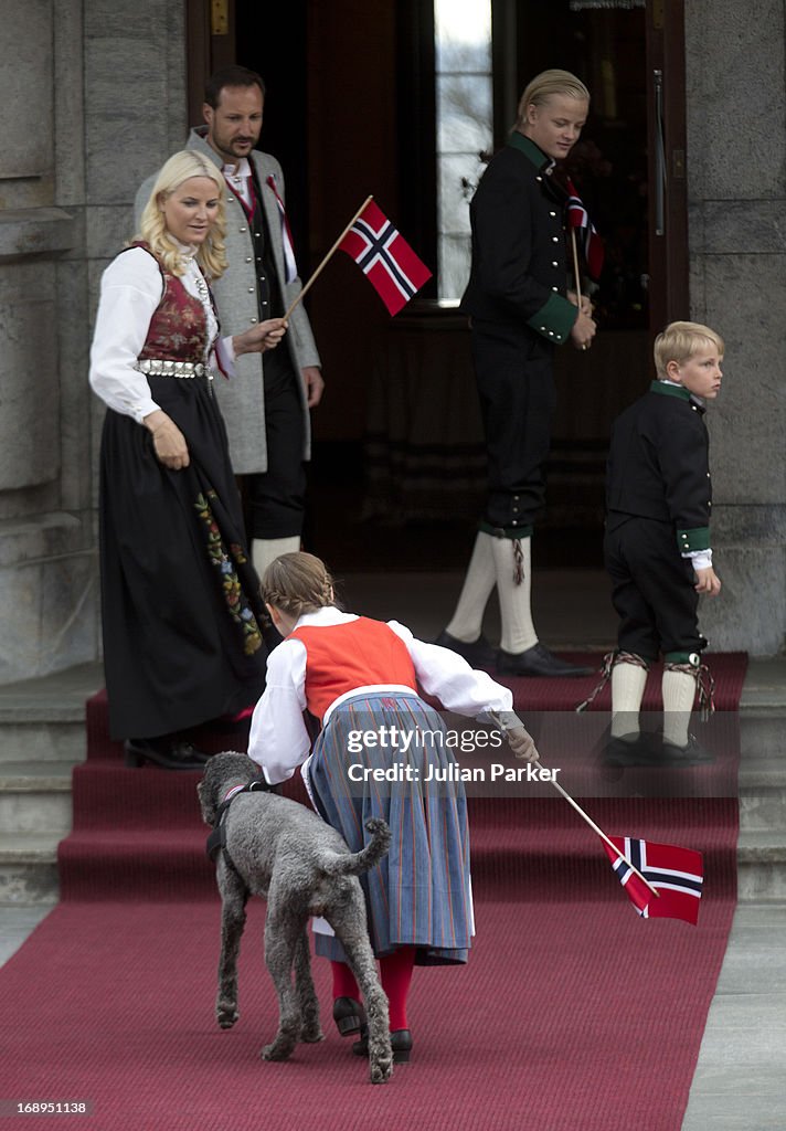 The Norwegian Royal Family Celebrate National Day In Oslo