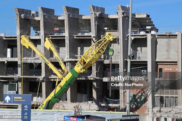 According to FC Barcelona sources, the Camp Nou works are further along than expected. After the demolition of the grandstand cover, the demolition...