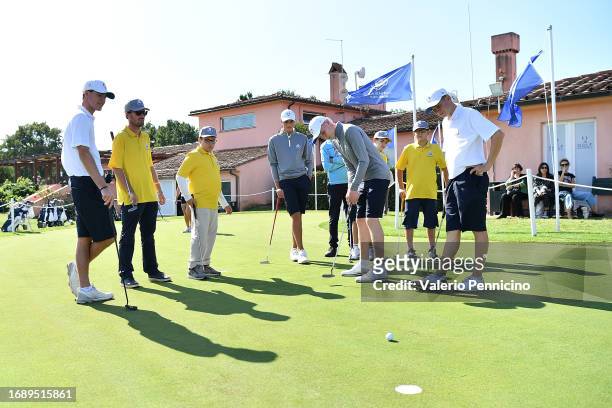 General view during the Golf4Autism prior to the 2023 Junior Ryder Cup at Golf Nazionale on September 25, 2023 in Viterbo, Italy.