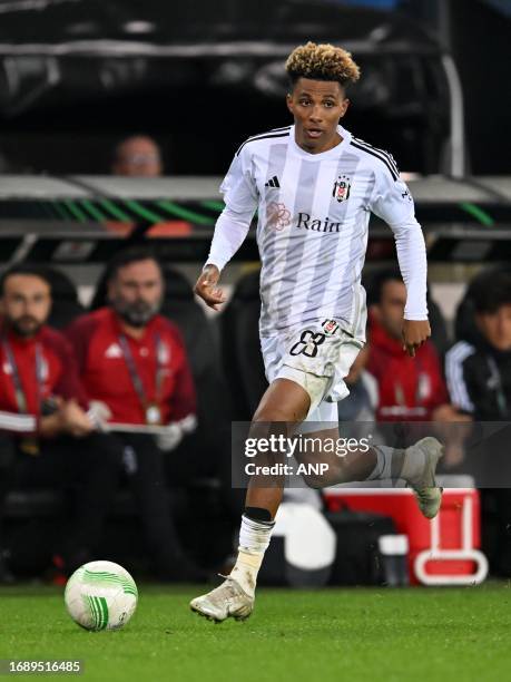 Gedson Fernandes of Besiktas JK during the UEFA Conference League group D match between Club Brugge and Besiktas JK at the Jan Breydel Stadium on...