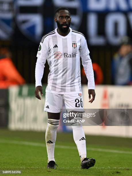 Arthur Masuaku of Besiktas JK during the UEFA Conference League group D match between Club Brugge and Besiktas JK at the Jan Breydel Stadium on...